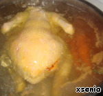 Рецепт - суп куриный с кукурузой