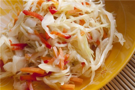 Рецепт салата-закуски из овощей и филе индейки