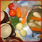 Рецепт - гречка с курой и овощами