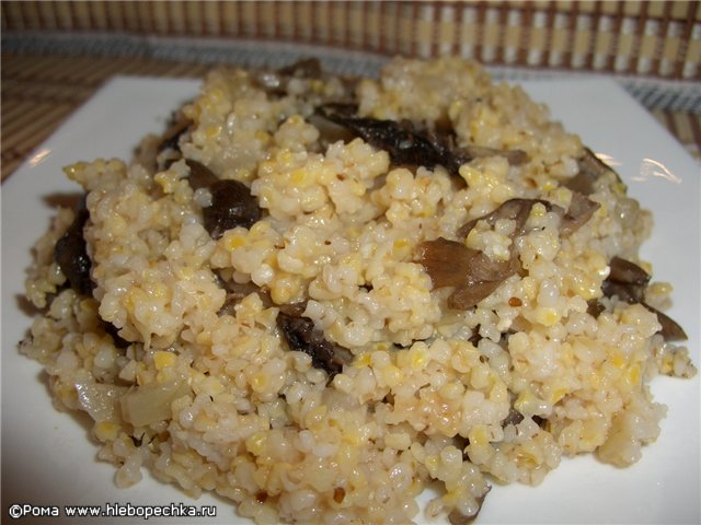 Рецепт - каша-гарнир пшенично-кукурузно-ячневый