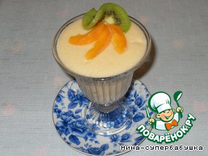 Рецепт - мусс из свежих абрикосов на манке