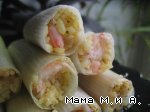 Рецепт - «Канеллони» из лука-порея с рисом и креветкой