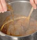 Рецепт - капуста в карамели с чесноком