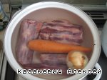 Рецепт - суп из говяжьего хвоста с горохом нут