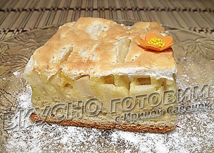 Рецепт - пирог с сырным безе "Гармония"