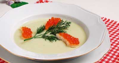 Рецепт - Супы-пюре : Суп с фенхелем и гренками