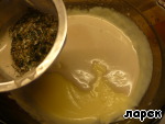 Рецепт - мятное мороженое "Зеленый чай с жасмином"