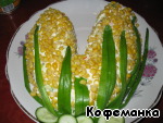 Рецепт - салат "Кукуруза"