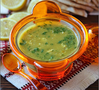 Рецепт - куриный суп с чечевицей и овсянкой