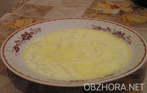Рецепт - молочный суп с перловкой