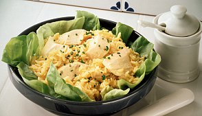 Рецепт - салат с рисом и курицей