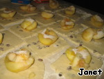 Рецепт - яблоки в творожной шубке с карамелью