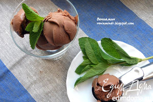 Рецепт - шоколадно-мятное мороженое
