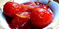 Рецепт - фрукты в горячей карамели