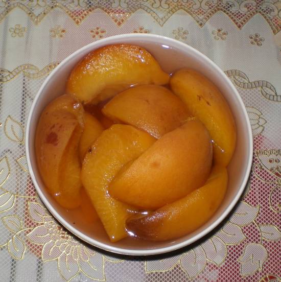 Рецепт - panasonic SD-2501. Персики в сиропе.
