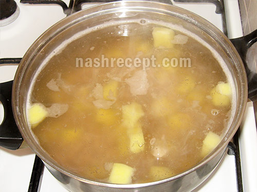 Рецепт - постный грибной суп с перловкой
