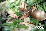 Рецепт - чечевица с фасолью и грибами