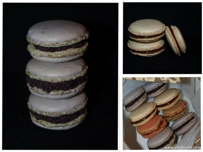 Рецепт - macarons с соленой карамелью