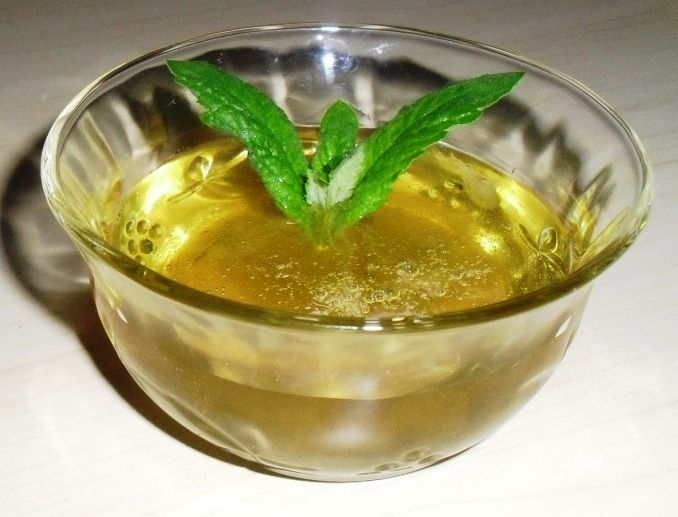Рецепт - мятный сироп "Mint syrup"