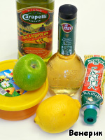 Рецепт - винегрет с манго и черносливом с фруктовой заправкой