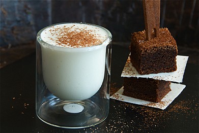 Рецепт - белый горячий шоколад