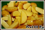 Рецепт - картофельный гарнир с маслинами