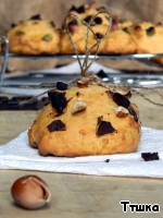 Рецепт - печенье из тыквы с шоколадом и фундуком