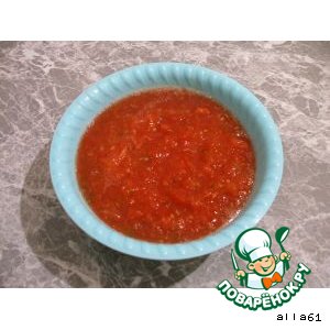 Рецепт - суп томатный с рисом и фрикадельками
