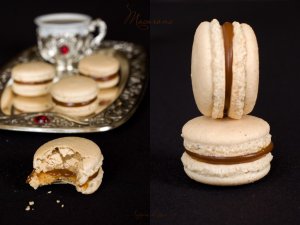 Рецепт - macarons с соленой карамелью