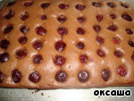 Рецепт - пирог с вишнями и шоколадом