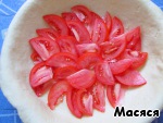 Рецепт - пирог-суфле с помидорами