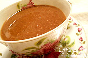 Рецепт - горячий шоколад или какао с геркулесом