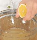 Рецепт - лимонное желе с малиной