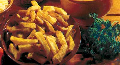 Рецепт - Гарниры : Картофель жареный