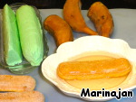 Рецепт - "Дамские пальчики" с банановым и ананасовым муссом