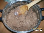 Рецепт - песочный пирог с халвой