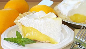 Рецепт - Лимонный пирог с меренгой