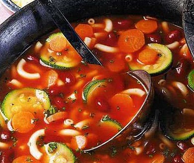 Рецепт - суп с турецким горохом и листовой свеклой