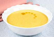 Рецепт - суп-пюре из консервированной кукурузы