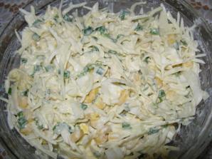 Рецепт - салат из кукурузы с мидиями