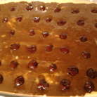 Рецепт - бисквитный торт с вишней и пудингом