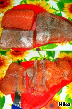 Рецепт - канапе с лососем