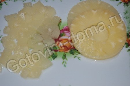 Рецепт - желе из хурмы с ананасами