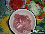 Рецепт - фасоль с мясом из духовки