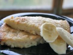 Рецепт - бананово-творожный пудинг