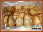 Рецепт - творожный паштет с печeными баклажанами и перцами