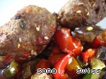 Рецепт - турецкие котлетки "Kefte" с овощным гарниром