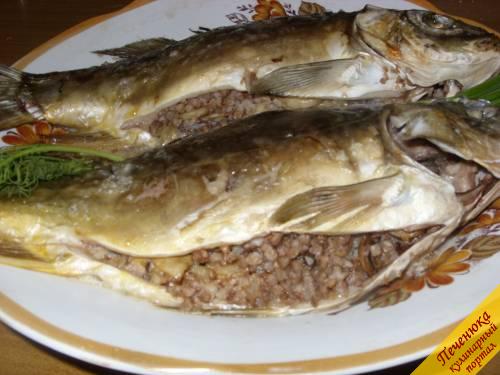 Рецепт - рыба, фаршированная гречкой