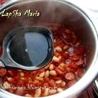 Рецепт - томатная похлебка с копчеными колбасками и фасолью