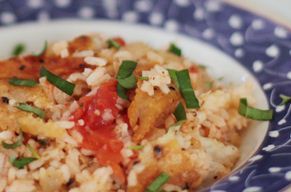 Рецепт - томатный рис 